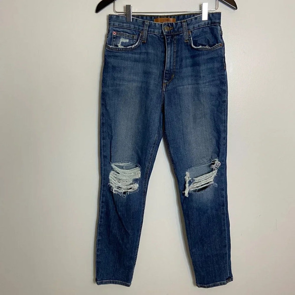 Joes Jeans High Rise Distressed Ankle The Debbie - Picture 3 of 8